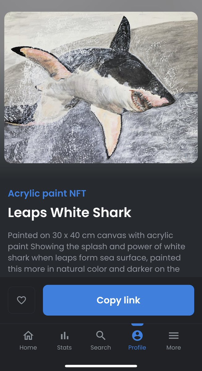 Check my NFT from physical piece of artwork acrylic painting 
✅RT
✅Like
✅check my NFT collections linktr.ee/gmwidya
opensea.io/collection/acr…
#nft #nftcommunity #nftdrop #nftinvestor #nftcollector #nftowner #opensea #nftartist