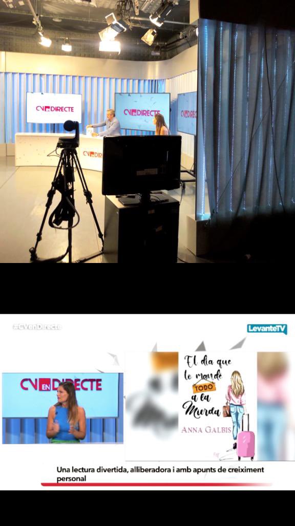 Gràcies <a href="/Levante_TV/">Levante TV</a> per la entrevista #endirecte amb <a href="/XimoRoviraC/">Ximo Rovira</a> per a parlar del llibre 📚 ‘El día que lo mandé todo a la mierda’ #novela #literatura #LibrosRecomendados