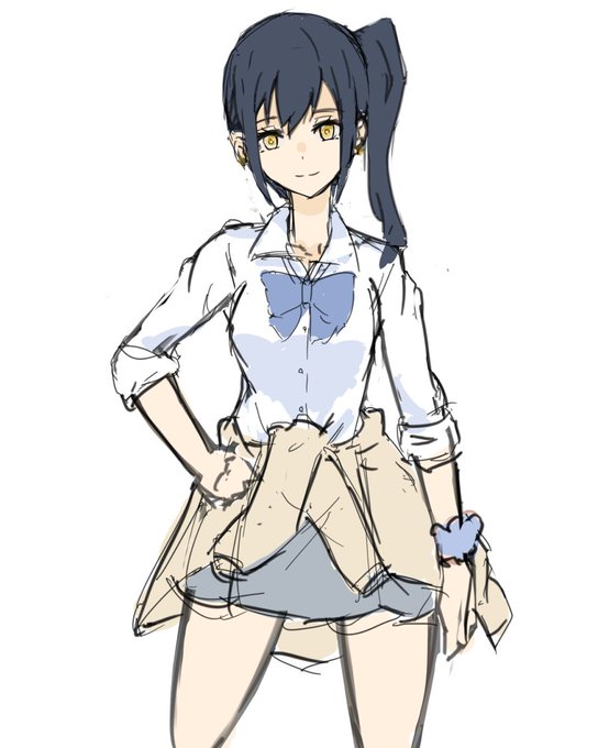 スカートを折ってカーディガンを腰に巻くのは常識……初耳だわ…… 