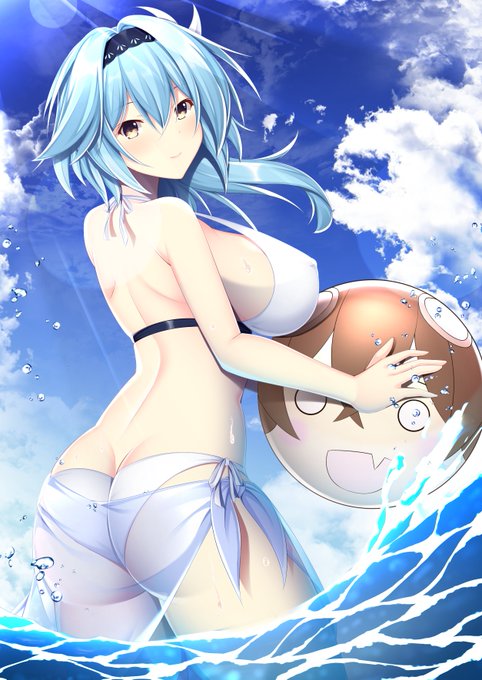 水着エウルア～#原神#エウルア 