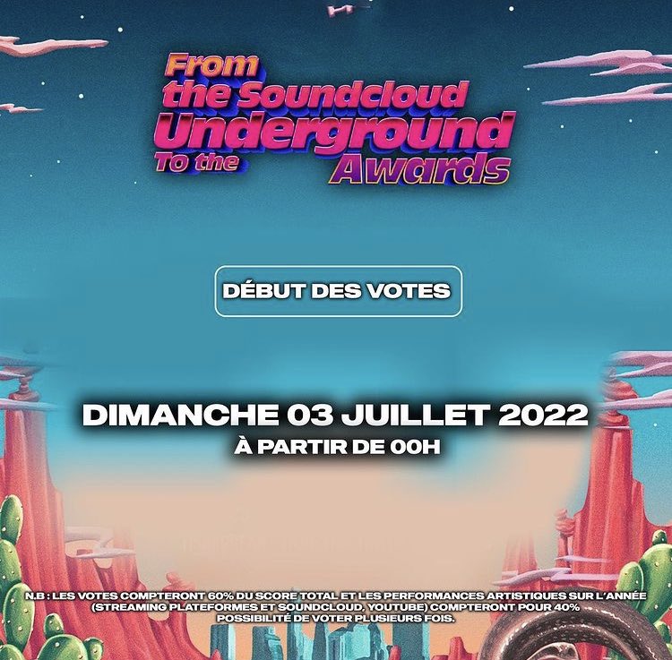eburniam's tweet image. 🚨 Les votes pour « From SoundCloud to the underground awards » sont lancés 🗳🚨 
Votez maintenant pour votre artiste préféré via le lien ci-dessous 👇🏾
docs.google.com/forms/d/e/1FAI…
Félicitations et bonne chance au participants 👏🏾🎉