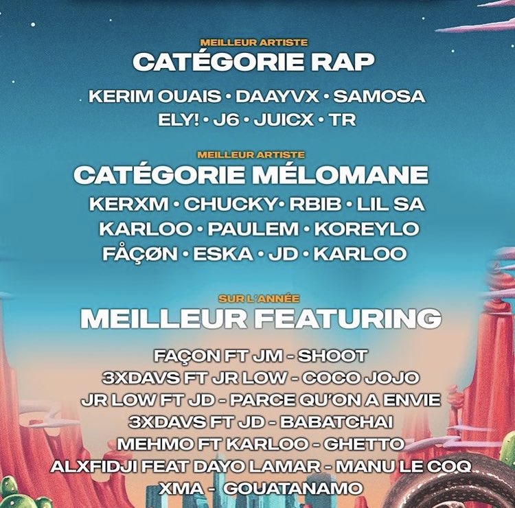 eburniam's tweet image. 🚨 Les votes pour « From SoundCloud to the underground awards » sont lancés 🗳🚨 
Votez maintenant pour votre artiste préféré via le lien ci-dessous 👇🏾
docs.google.com/forms/d/e/1FAI…
Félicitations et bonne chance au participants 👏🏾🎉