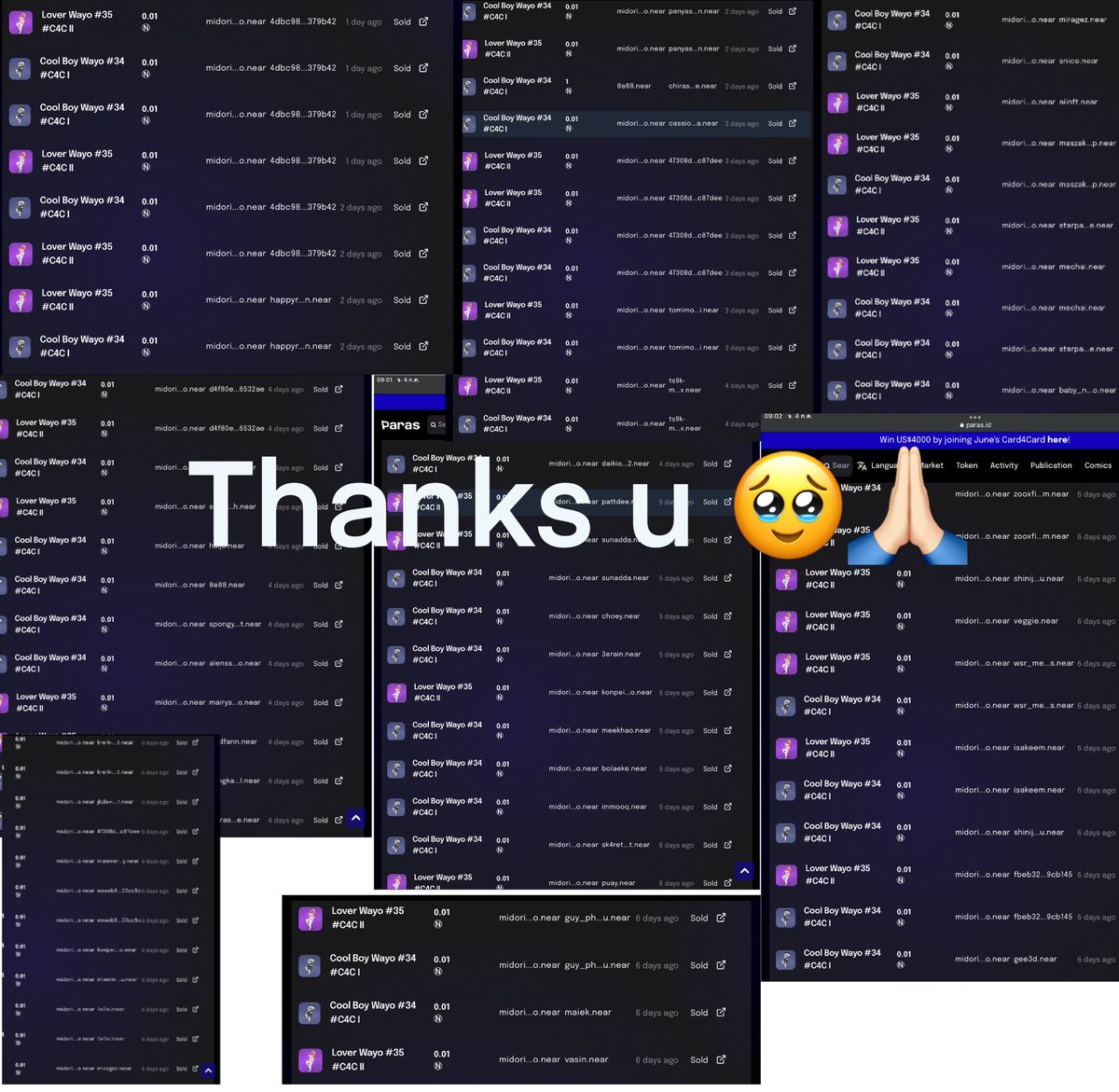 Event C4C June 2022 Thanks u for support me🥹🙏🏻💕