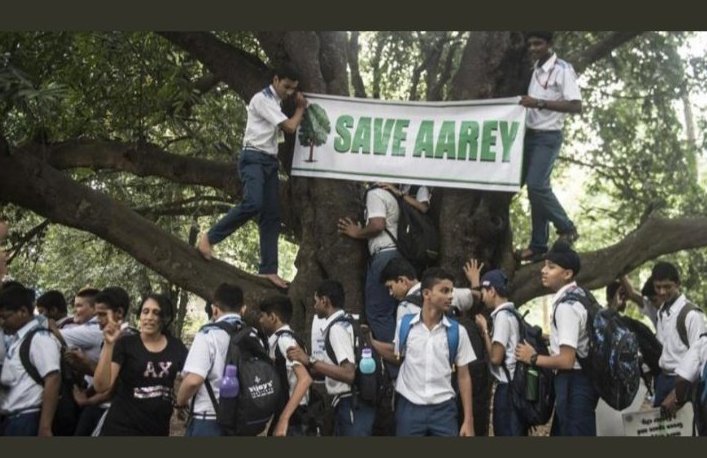 mhipalkalasua61's tweet photo. मुंबई में बसे आरे के जंगल और आदिवासियों के 27 गांवो को उजाड़ के मेट्रो कारशेड स्थापित करना उचित नहीं है।यह पर्यावरण व मानवजीवन के लिए नुकसानदायक है।शिंदे सरकार के इस अन्यायपूर्ण कदम का विरोध करते है। 
कोरोना याद है
@CMOMaharashtra
#आरे_जंगल_बचाओ
 https://t.co/PmPyh0pbAr