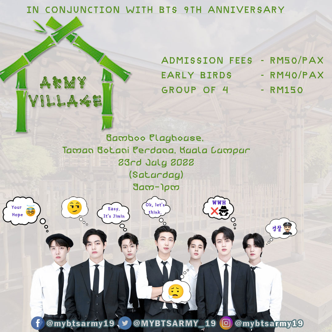 MYBTSARMY_19's tweet photo. How familiar are you with mafia game Army chingudeul??

https://t.co/nFO2asUNI3

Join us to experience this game with your friends 

Register now!!📢📢📢📢https://t.co/DyrqcS27MF

#mafiagame #malaysiabtsarmy https://t.co/ymjTMb0hxp
