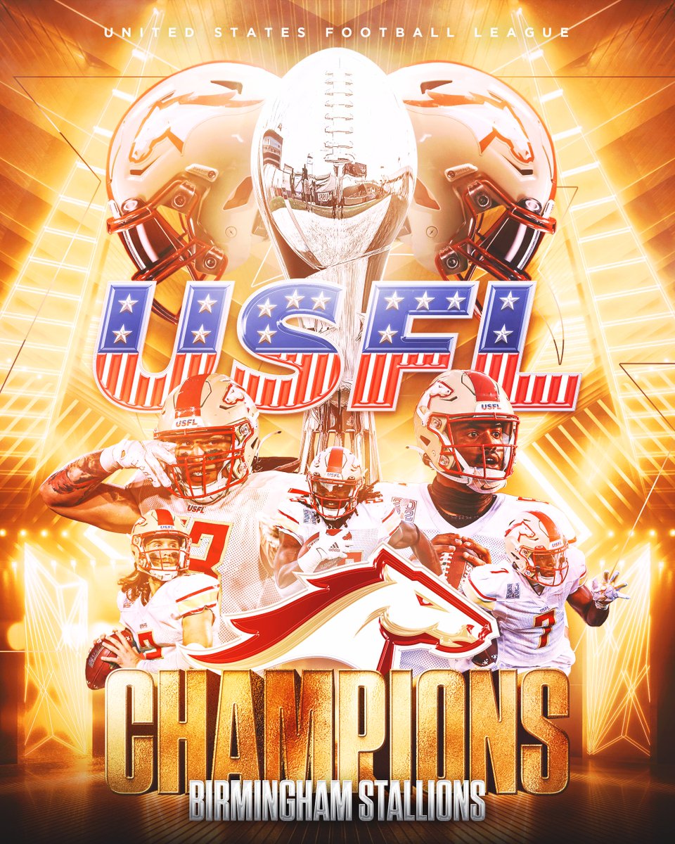 THE BIRMINGHAM STALLIONS ARE USFL CHAMPIONS 🏆🐎