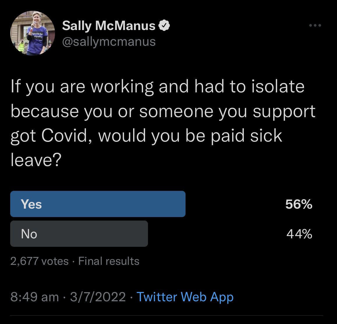 Sally McManus tweet media