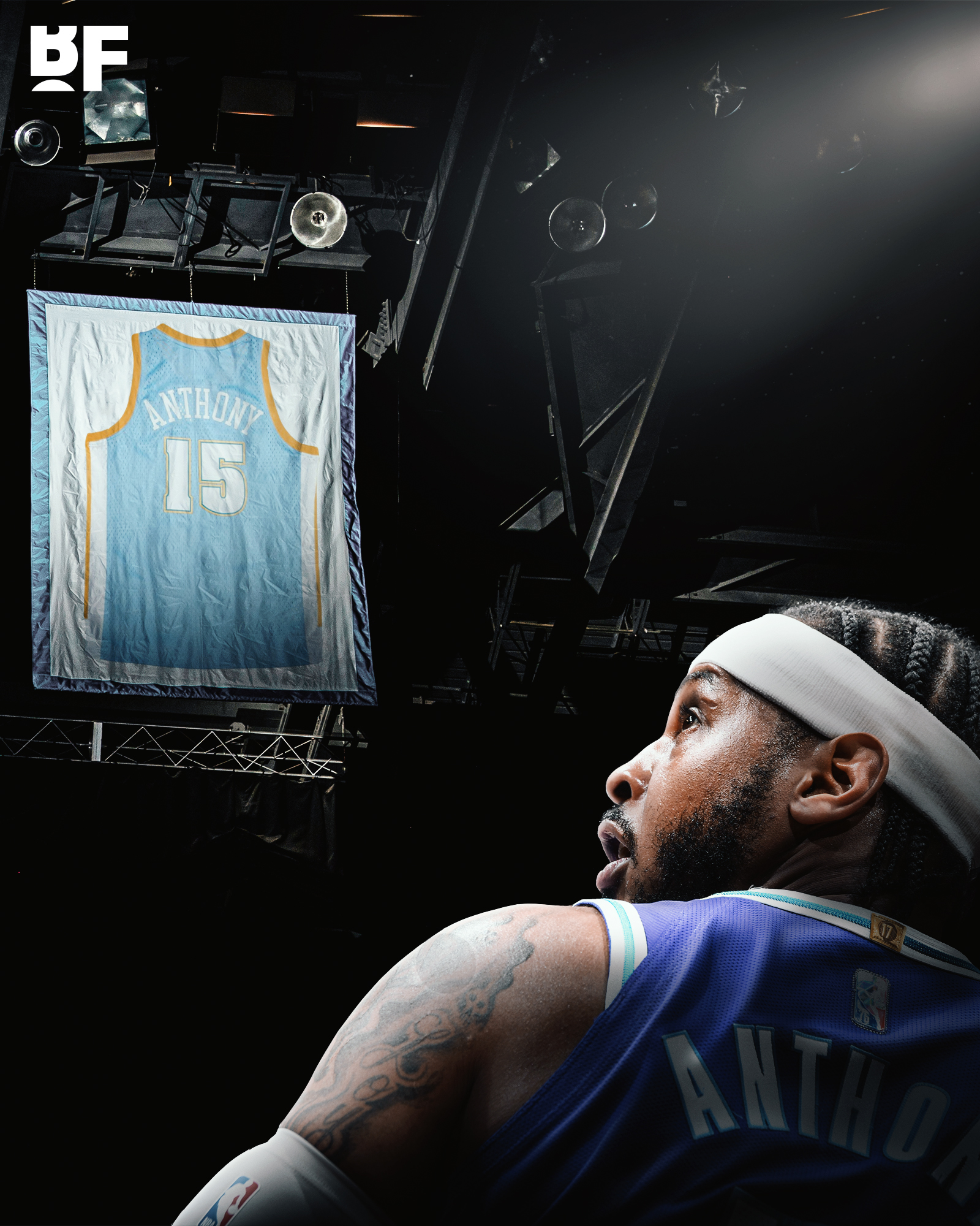 Carmelo anthony jersey retired on sale
