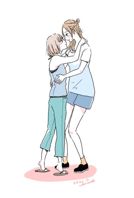 身長差カップルのtwitterイラスト検索結果