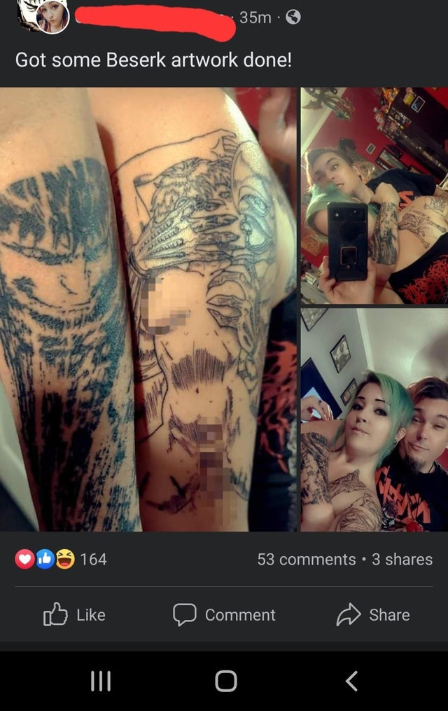 TrashyPPL's tweet image. They are getting a tattoo of a rape scene from a manga...