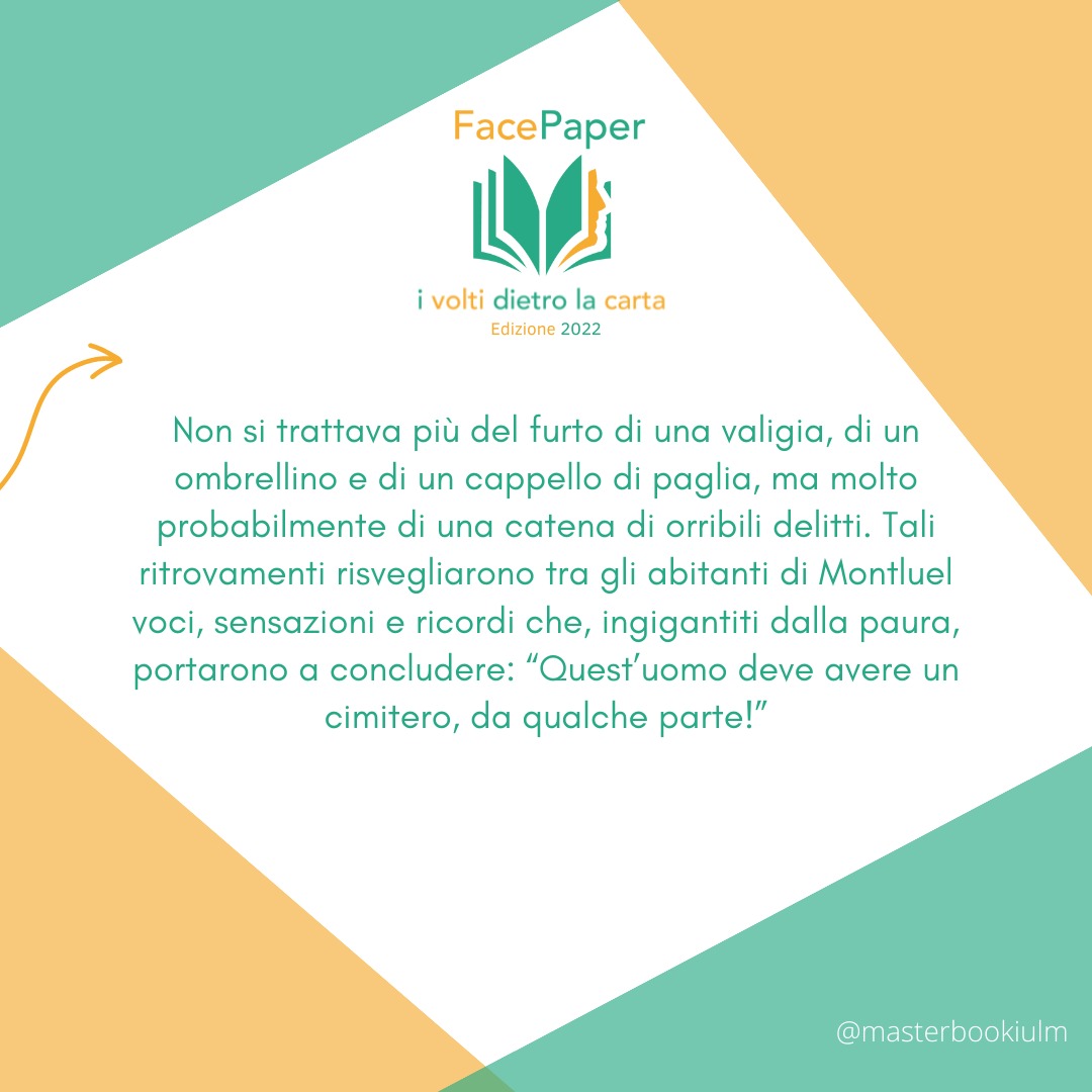 *Frendly reminder!*

Questa sera alle 18, live su Facebook, il primo incontro del ciclo di FacePaper 2022.

Ospiti Sandro Tirini e Gerardo Mastrullo.

Non mancate! :)
#facepaper #masterbook