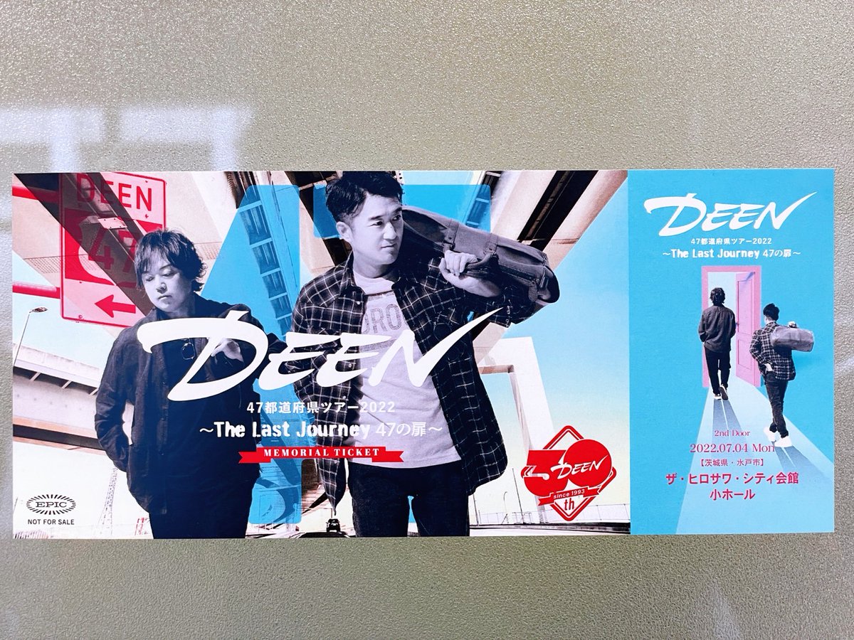 DEEN コンサート チケット NEED専用 ファンクラブ ライブ 47都道府県