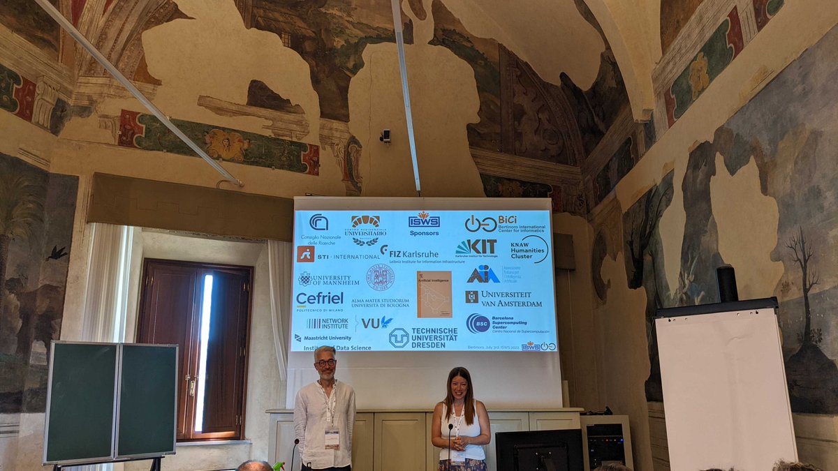 isws_semweb's tweet image. Welcome to #ISWS2022 opening event!
Finally in person again, it&apos;s going to be funny. And tough. And funny.