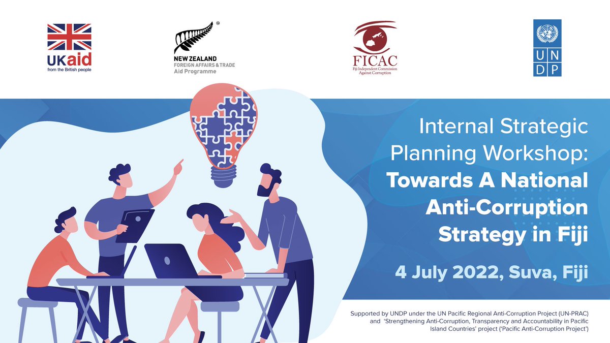 HODs and Senior Officers of <a href="/FICAC_Official/">Fiji Independent Commission Against Corruption</a> attended an internal strategic planning workshop this morning, holding important discussions on plans for the Commission for the next five years.

#FICAC #UNPRAC #StrategicPlanning