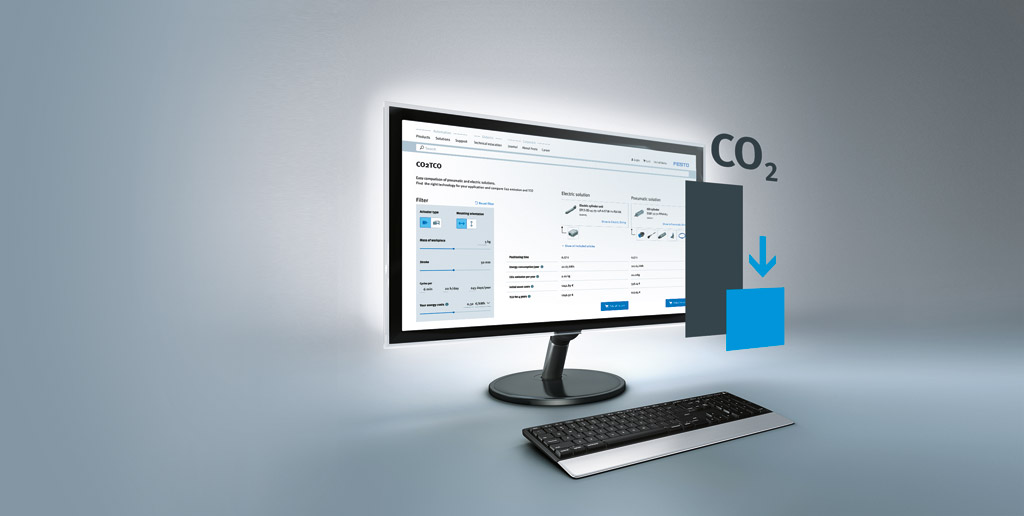 Compare the C02 emissions and total cost of ownership (TCO) of our range of pneumatics and electric drives to ensure that your production processes are sustainable now an in the future. 
➡️Launch C)2 TCO guide: festo.com/ie/en/s/co2-tc…