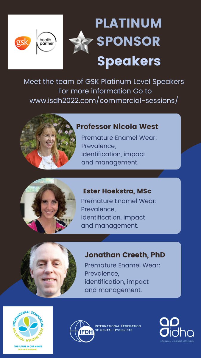 barbaraderham's tweet photo. Platinum Level Sponsor @isdh2022 Welcome to the programme! https://t.co/Wy11y6h4Or