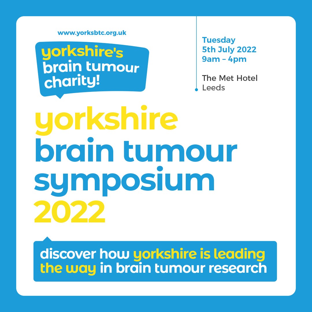 Yorkshire's Brain Tumour Charity (@yorkshirebtc) on Twitter photo We have 3 last-minute places available for our Yorkshire Brain Tumour Symposium tomorrow!
Would you like to learn more about the researchers leading the way to find new treatments in our region?
Email research@yorksbtc.org.uk to book a free place We have 3 last-minute places available for our Yorkshire Brain Tumour Symposium tomorrow!
Would you like to learn more about the researchers leading the way to find new treatments in our region?
Email research@yorksbtc.org.uk to book a free place