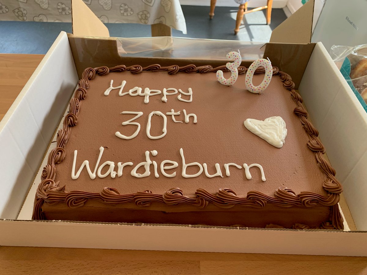 Happy 30th birthday, Wardieburn! Last week, residents and staff at the service in Edinburgh celebrated 30 years of Wardieburn! The sun was out celebrating with everyone on the patio! 🌞😎