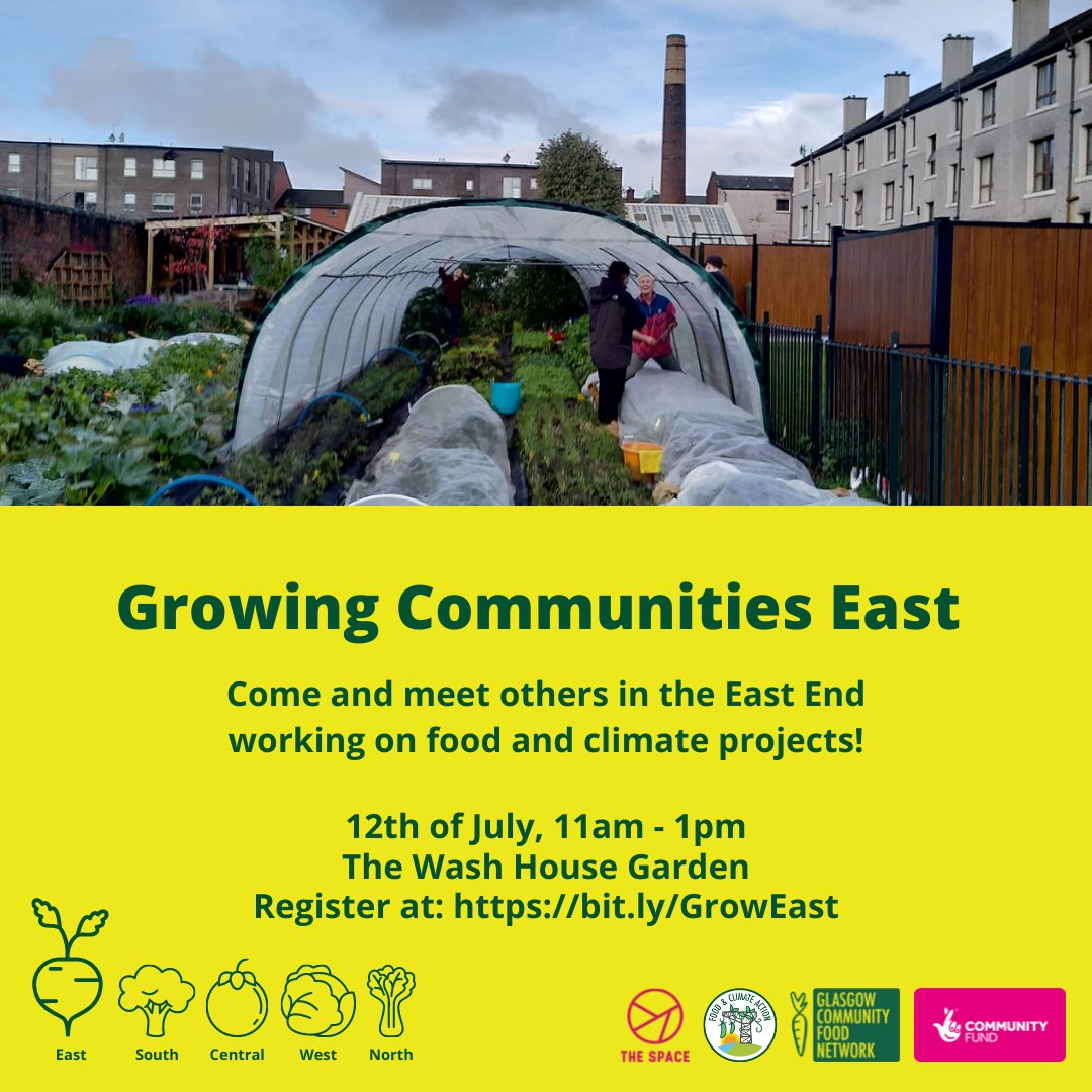 Come to meet others in the East End interested in food and climate issues! 🥕🌱🌍 Free lunch! Register at eventbrite.co.uk/e/growing-comm… @GCFNetwork