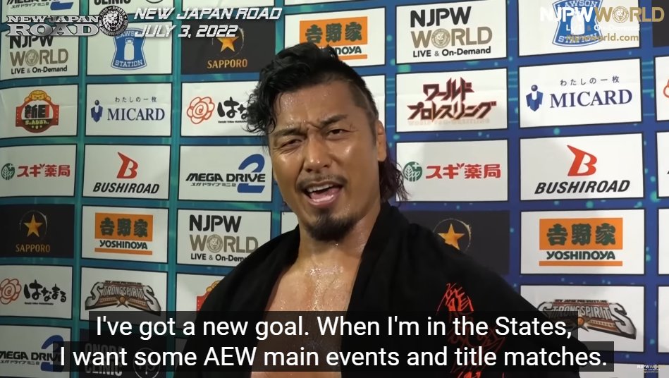 Shingo wants to step into the #AEW ring again!