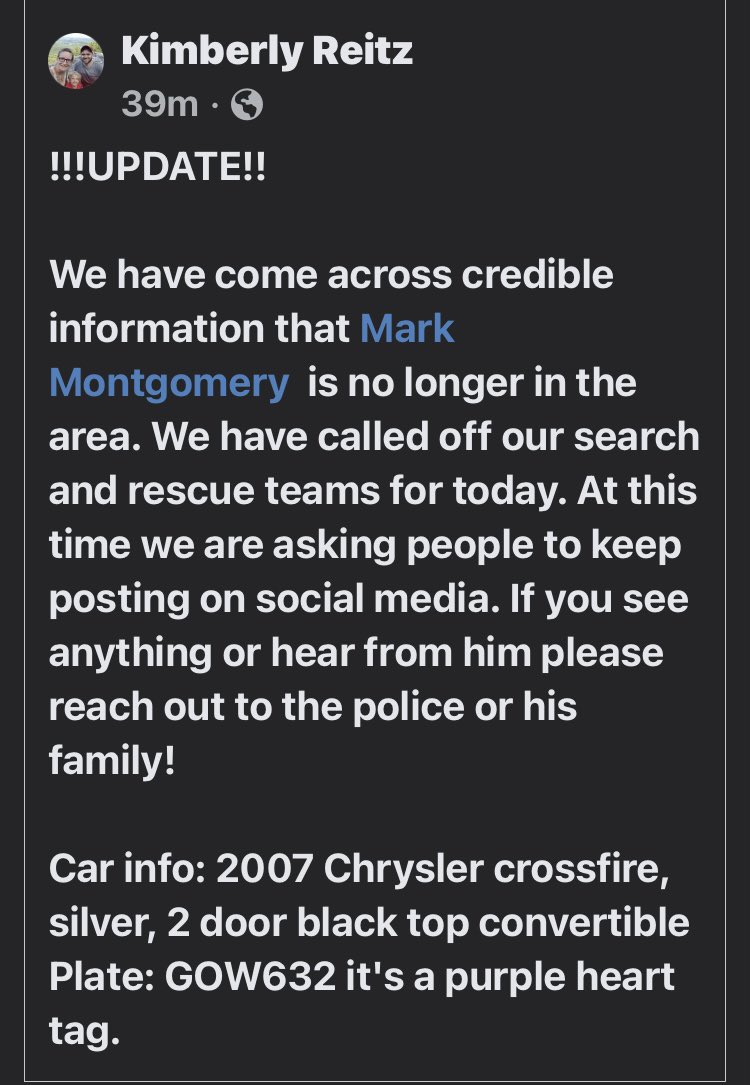 crime_scenes's tweet photo. @Gmp22ad1 @danijbuth @MrLeisek We are still sharing information on social media at this time. Please keep sharing. Thank you so much for all you are doing! #FindMarkMontgomery #MissingPerson #claremoreoklahoma https://t.co/Mw6frEoFRY