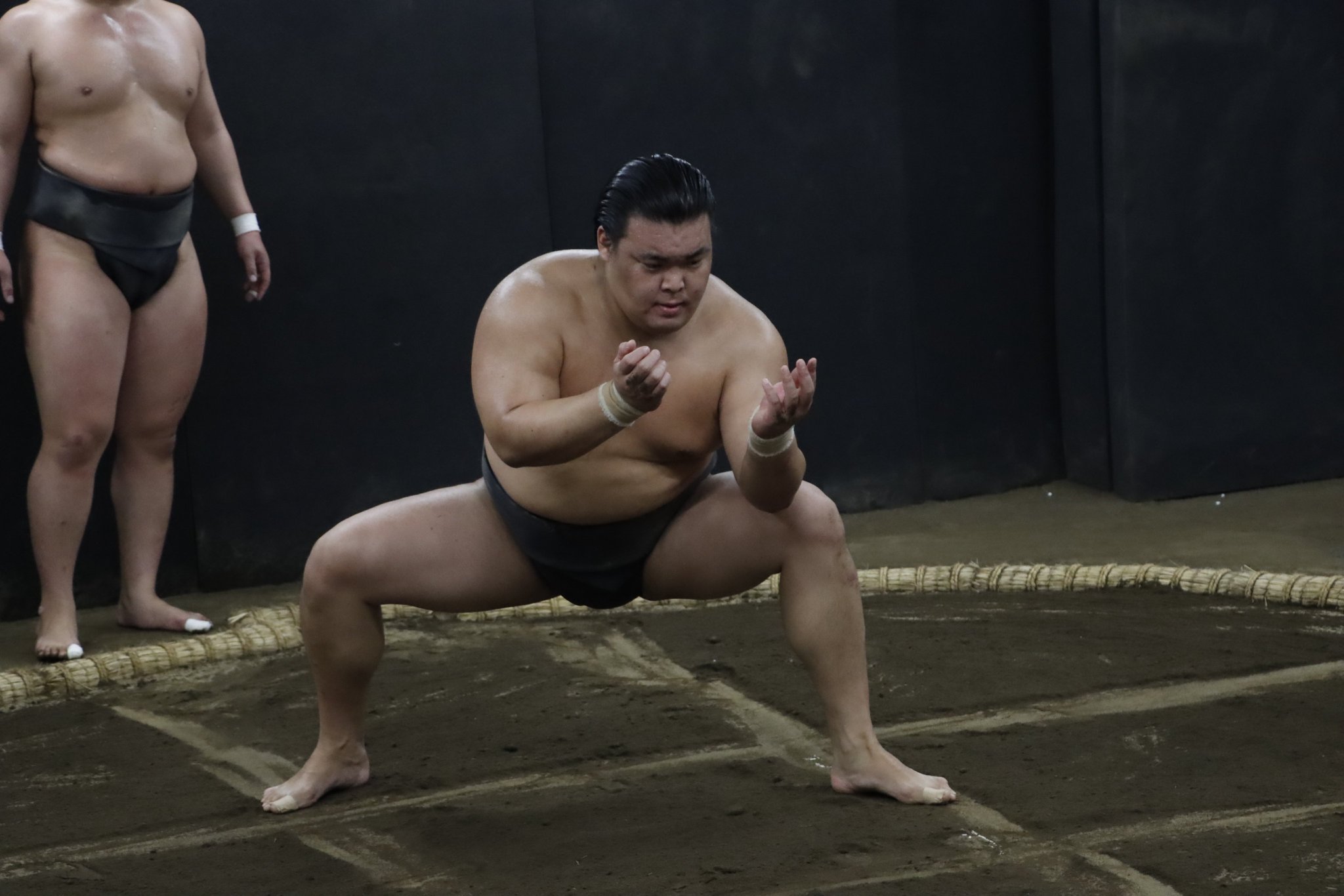 相撲/武道 KENDO  DO Grand Sumo Kishiwada Place (Spring Tour) Bump Practice/Sumo
