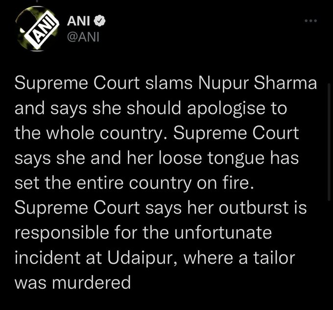 MMishra0123's tweet photo. #ImpeachErrantSCjudges
judges delivering these kind of comments have no right to be on their chairs https://t.co/6JRP5vnR8I