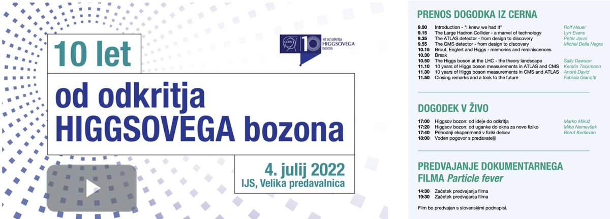 4. julij 2022 - 10 let od odkritja Higgsovega bozona
ijs.si