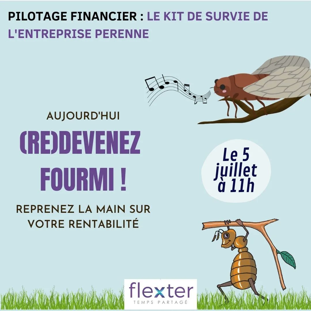 flexter_mkg's tweet photo. (𝐑𝐞)𝐝𝐞𝐯𝐞𝐧𝐞𝐳 𝐟𝐨𝐮𝐫𝐦𝐢 ! 🐜 Il est temps de reprendre la main sur votre #rentabilite, lors de notre #webinaire nos #DAF à #tempspartage, vous présenteront leurs techniques et outils 🛠 
Inscrivez-vous ici 👉 https://t.co/JpDjXxazhM https://t.co/3rL7FS3yRn