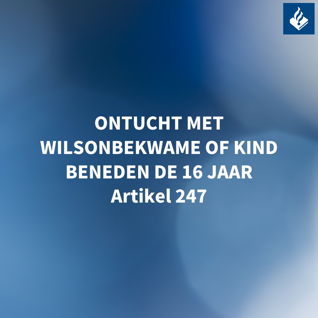 ZedenNoordNL's tweet photo. •ONTUCHT MET WILSONBEKWAME OF KIND BENEDEN DE 16 JAAR•  Artikel 247  Wilsonbekwaam ben je bijvoorbeeld als bewusteloos bent, of van de wereld door drank of drugs of verlamd, in ieder geval in zo’n staat dat je niet zelf meer kan aangeven of je iets wel of niet wilt. https://t.co/lrWE8jeOXy