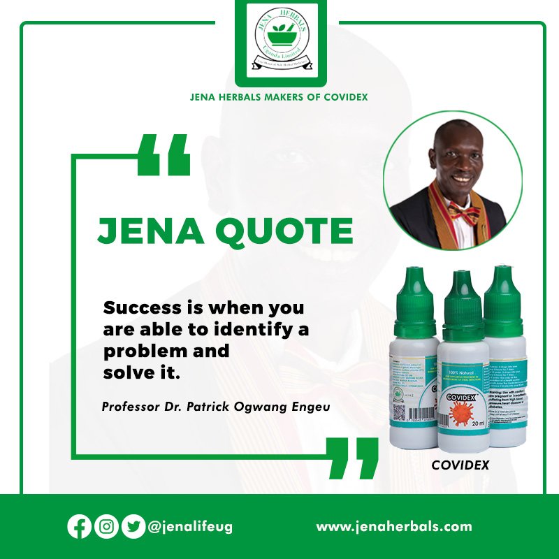 JENA QUOTE

'Success is when you are able to identify a problem and solve it.'
- Professor @EngeuProf

#mondayquote #jenaquote #jenalifeug #treesforlife #treesforhealth