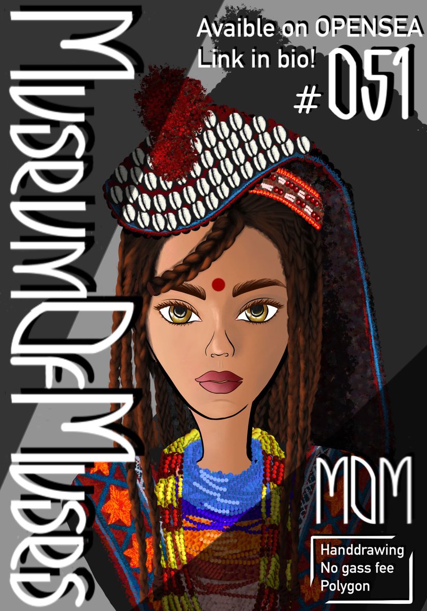 munus_nft's tweet image. ☀️☀️☀️ Hi everyone! #GM 

Muses from all over the world!
Where are they from?
Let's get the predictions...
&amp;amp;
Follow us ⬇️

📍 opensea.io/MuseumOfMuses
✍🏻Unique hand made #NFTs
🧩1/1 Original-Super rare
💎Fp: 0,005 #eth #polygon
💰93 minted-17 Sold

#NFTCommunity #nftcollectors