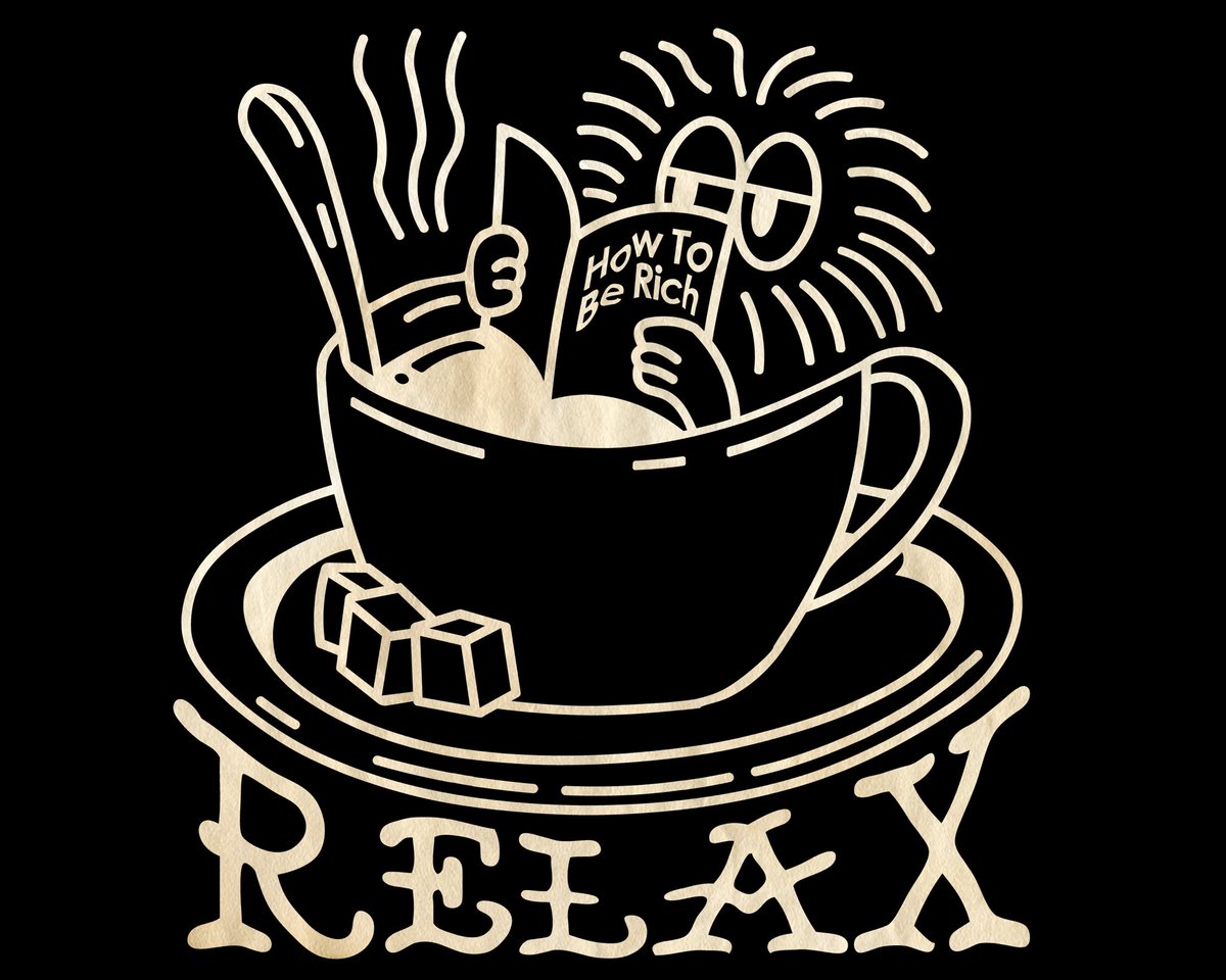 344_works's tweet photo. "RELAX"
334works/ Miyoshi works

#Design #GraphicArt #GraphicDesign
#tshirtdesign #artwork
#art #illustration #drawing #design #AdobeIllustrator 
#illustrator #TrueGritTextureSupply #Art #japan #japanese #coffee #medamanooyaji #落書き https://t.co/XwPju9nPVv