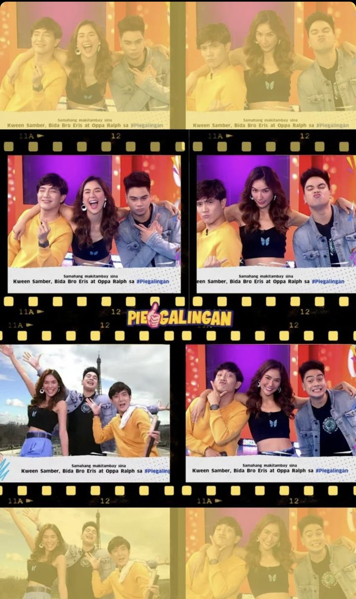 SamBer_Official's tweet photo. @iampieofficial #PieGalingan Trio is complete! Watch and win everyday 4pm to 7pm with us! π¦ https://t.co/TSXC0O59Nw β¨
#PieChannel #EkstraOrdinaryo #BidaBodyPart #SamanthaBernardo #ErisAragoza #RalphMalibunas https://t.co/ppfdrLJ7ef