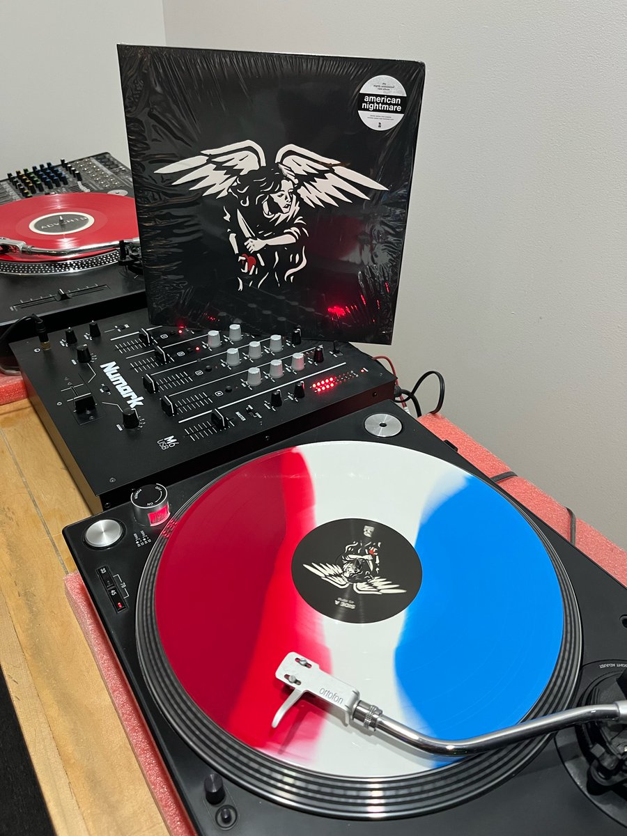 7/3- <a href="/NashRockCity/">Drew Wilson</a> spinning American Nightmare in deep bleeding red white &amp; blue live on <a href="/WXNAfm/">WXNA 101.5 FM</a> . Feels right. Even it does kinda look like pepsi? AN is easily in our top two of Wes Eisold bands, and this one just rips. A limited run from <a href="/riserecords/">Rise Records</a> &amp; <a href="/smartpunk/">Smartpunk</a> . Happy 4th.