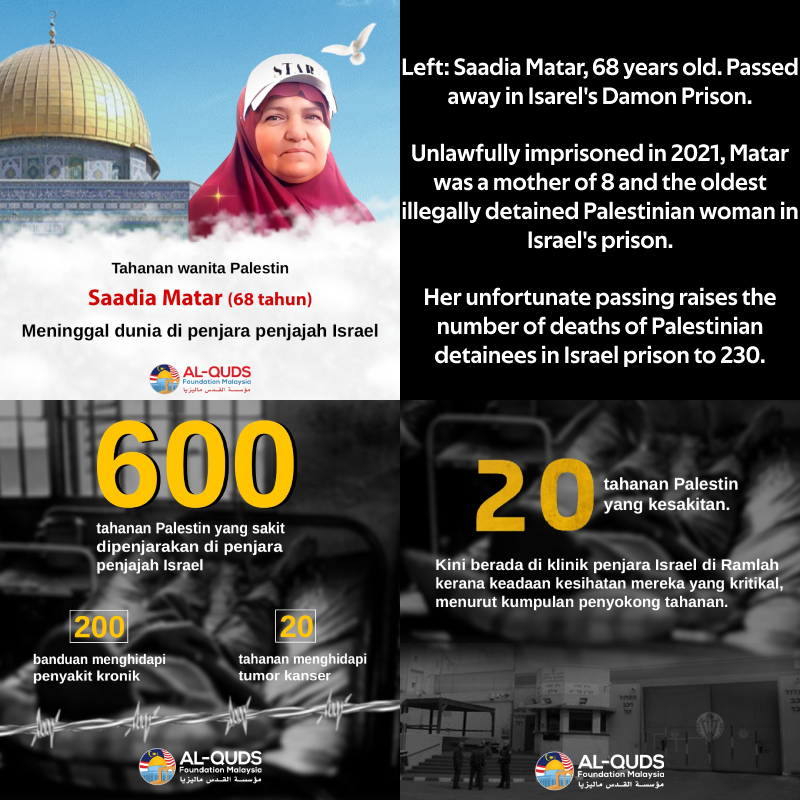 perdana4peace's tweet photo. #FreePalestine #IllegallyDetained #Matyr
Credit to Al-Quds Foundation Malaysia for infographic.
P.s. Israel propaganda claims to treat sick Palestinians in their hospitals, how does one claim to be the nice guy/hero when they the reason for the illness?! https://t.co/nickQFA2Dh