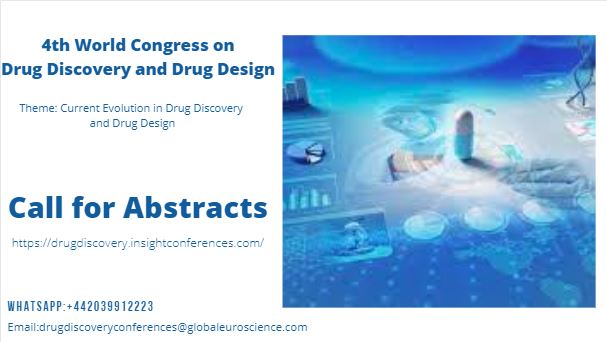 Evangelenajess2's tweet photo. we are honored to invite you all to the 4th World Congress on Drug Discovery and Drug Design on December 15-16,2022 #callforspeakers #callforabstracts #callforpapers #Drug #discovery #design #Molecularmodelling #Computeraideddrugdesign #Biomarkers #Proteomics #Bioinformatics https://t.co/2hytlHyK8W