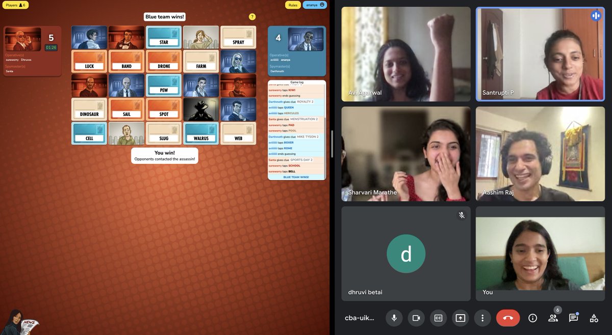 productatcrux's tweet image. The main reason why most of us look forward to design review is the fun we have after that. Btw, what you&apos;re looking at is the saddest day in the history of codenames for Team Red.😝🔴

And, look at the joy on the faces of our Team Blue members. Pure evil! 😈