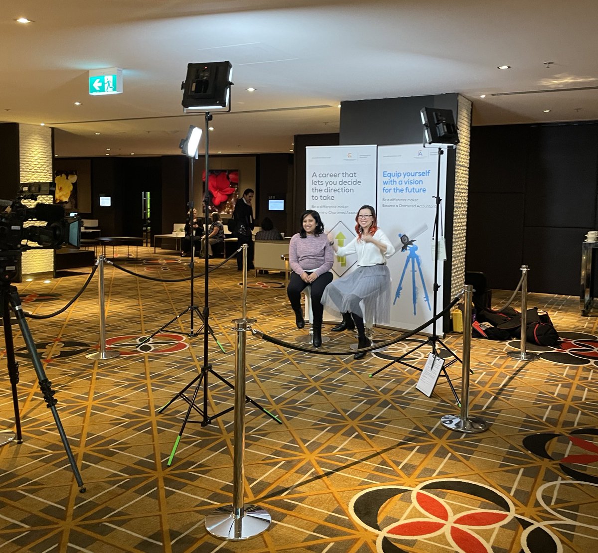 Lights, camera, action. <a href="/AmandasAudit/">Dr Amanda White</a> doing some great work for <a href="/Chartered_Accts/">Chartered Accountants Australia and New Zealand</a> talking to #accountingacademics about what the future holds.
