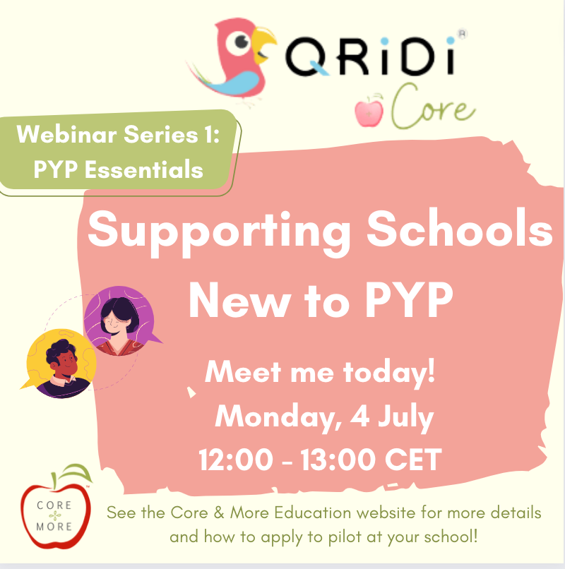 c_orkiszlang's tweet image. Join with Google Meet here: meet.google.com/cwm-dnur-vji

Watch the Qridi Core Supporting Schools New to PYP video and further Feature Presentation videos here: core-and-more.com

#pyp #coreandmore #qridi #qridicore #coreandmoremonday