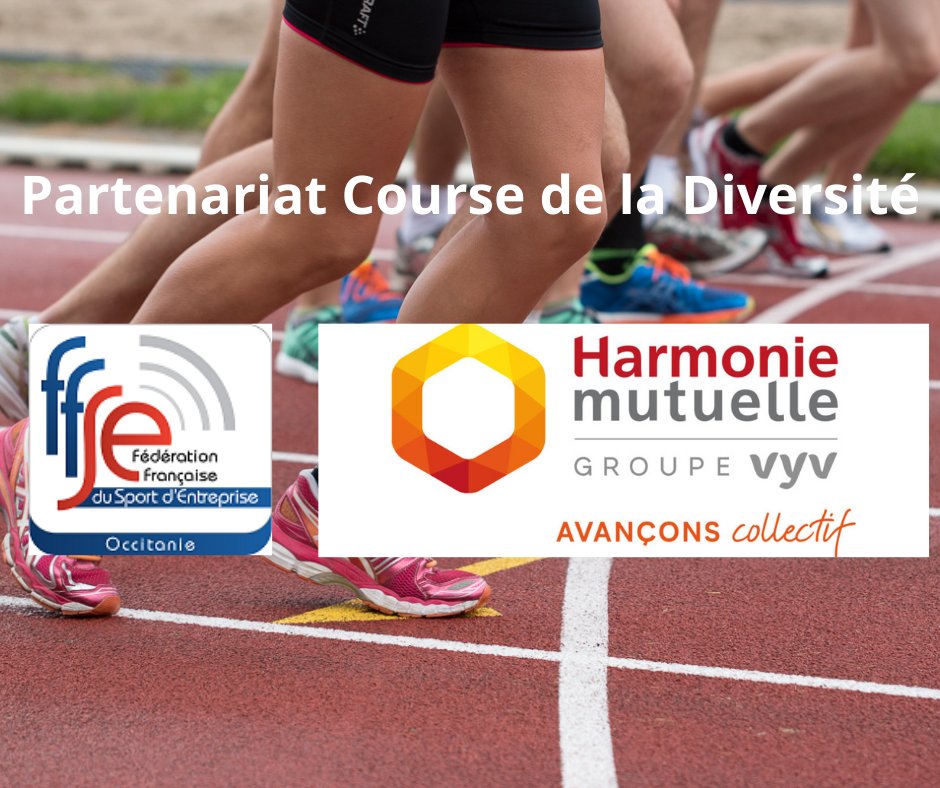 Merci à Harmonie Mutuelle, d'être pour la seconde édition, partenaire de la Course de la Diversité, qui aura lieu le 29 Septembre 2022, à Colomiers.
