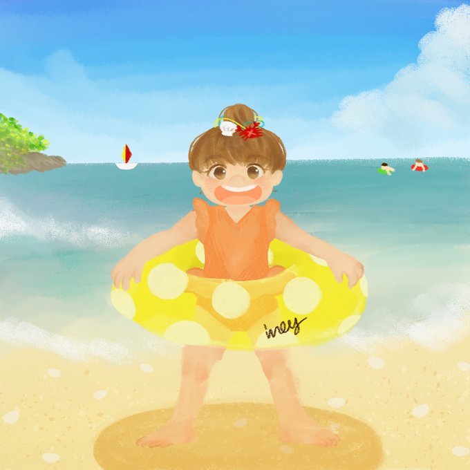 海水浴のtwitterイラスト検索結果