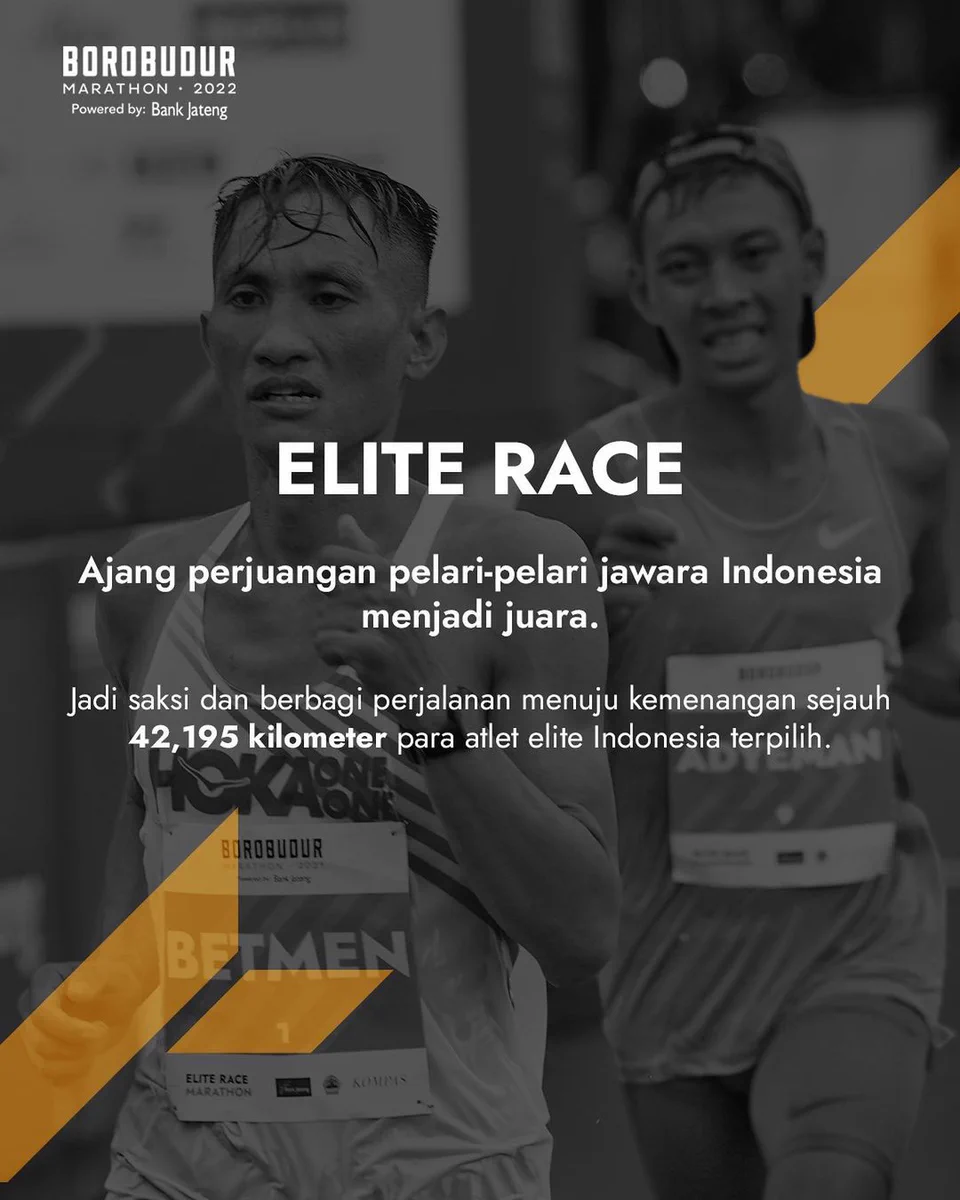 42K 👟 Borobudur Marathon Elite Race • 2022