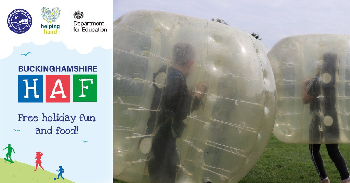 BucksCouncil's tweet photo. Would free fun activities &amp; a hot meal during the summer holidays benefit your child or someone you know? Eligible children across Bucks can enjoy a range of fun activities. Find out what's available &amp; how to book➡️https://t.co/EaZOkKqWDI

⚽️🎵🏓🎨

#HAF2022
@educationgovuk https://t.co/NQLyvq587X