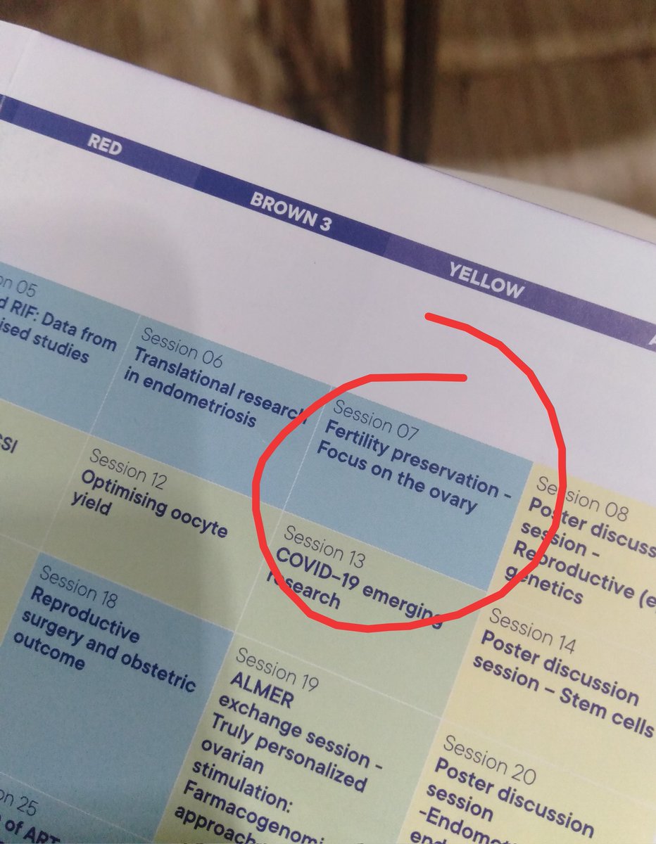 Happy <a href="/ESHRE/">ESHRE</a> Monday! For you daily dose of #fertilitypreservation, after keynote session just go to Yellow room for an inspiring ovary-focused session👇👇 #ESHRE2022