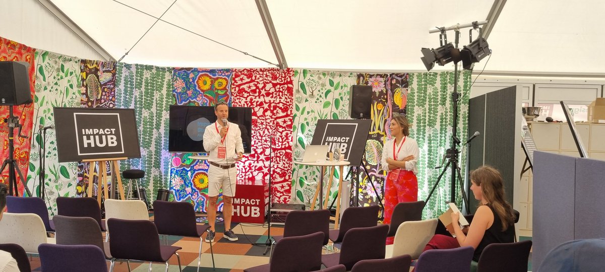 Hur kan impactbolag &amp; samhällsentreprenörer bidra till ett hållbart och inkluderande samhälle? Kom förbi #impacthub  #almedalsveckan