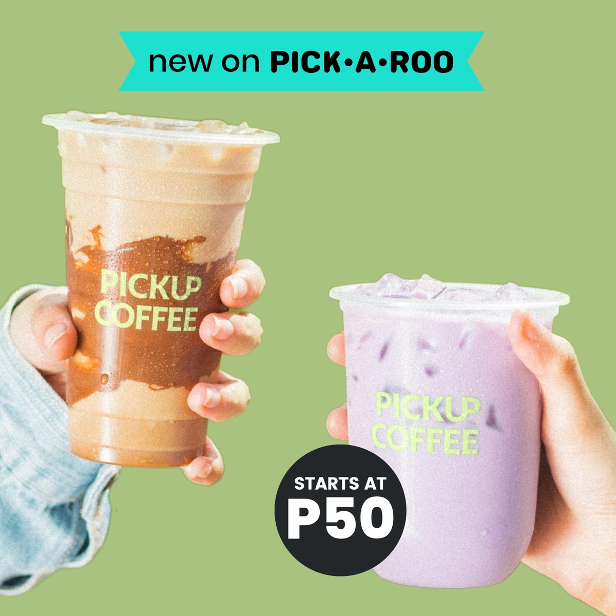 pickaroo's tweet photo. I see you looking at my P-I-CKUP COFFEE (PICKUP COFFEE) 🎶😜
Order & mood up your week now! Coffee starts at P50 ☕
#Pickaroo #DeliveryAppPH #CoffeeTime https://t.co/f5XUye0oGF