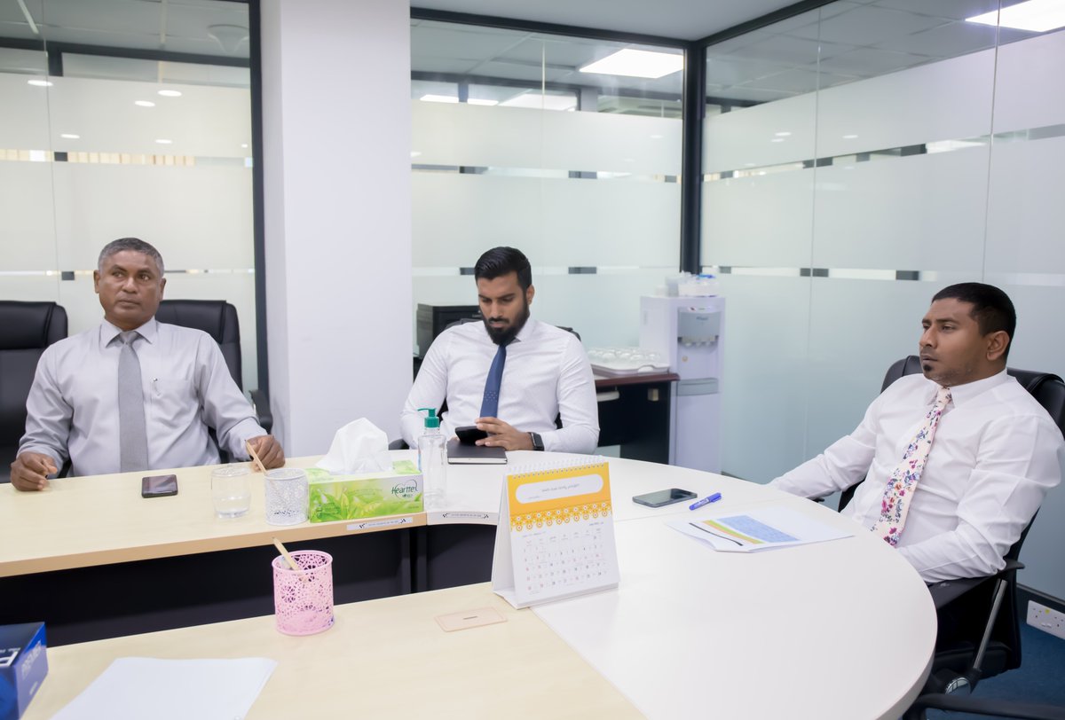 Highlights from the meeting held today with Minister <a href="/AhmedMahloof/">Ahmed Mahloof</a> and members of national sports council.

<a href="/nsc_mv/">National Sports Council</a>