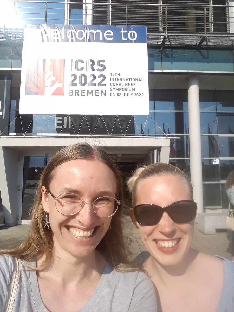 Super exited to be at #ICRS2022 with @CoralEMU 😀 Looking forward to some great #coralreefscience, especially the #coldwatercoral session!