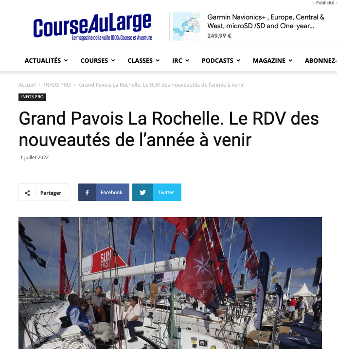 #GrandPavois 2022 - Le point sur les nouveautés salon de cette édition anniversaire ! A lire. 

courseaularge.com/grand-pavois-l…